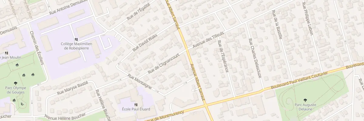 Plan du 21 Av Albert Sarrault à Goussainville