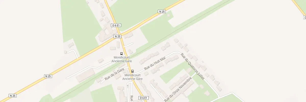 Plan du 13 Rue du 8 Mai à Mondicourt