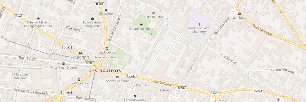 Plan du 34 Rue Eugène Martin à Fontenay-sous-Bois