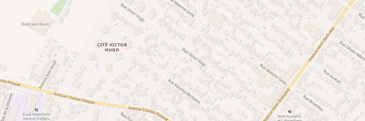 Plan du 41 Rue Victor Hugo au Blanc-Mesnil