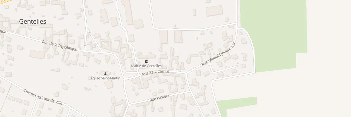 Plan du 10 Rue Sadi Carnot à Gentelles