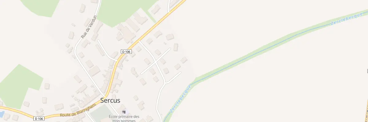 Plan du 114 Rue Belle Vue à Sercus