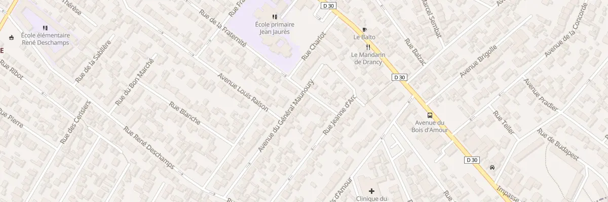 Plan du 74 Rue De La Fraternite à Drancy