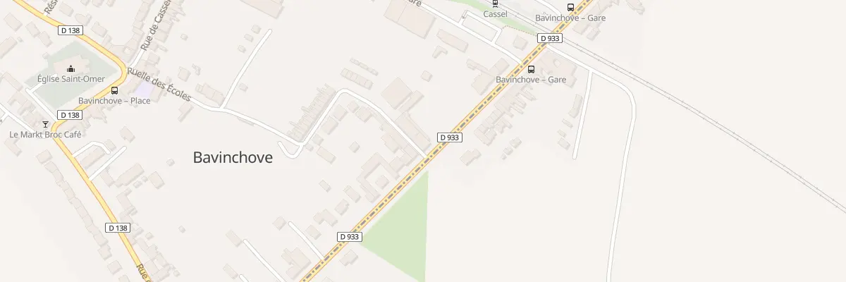 Plan du 57 Rte de Saint-omer à Bavinchove