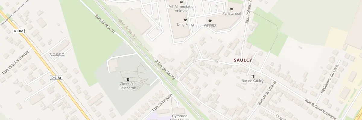 Plan du 20 Rue Vallière à Nogent-sur-Oise