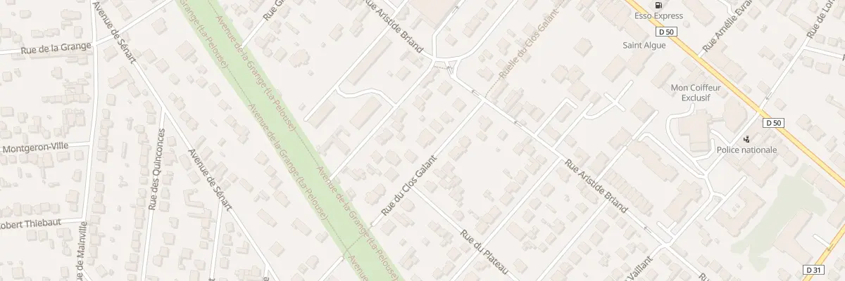 Plan du 4T Rue du Clos Galant à Montgeron