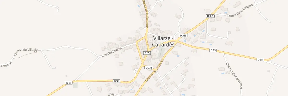 Plan du 5 Rue du Vieux Four à Villarzel-Cabardès