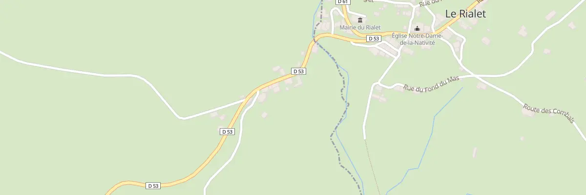 Plan du 3 Rte du Vintrou au Rialet