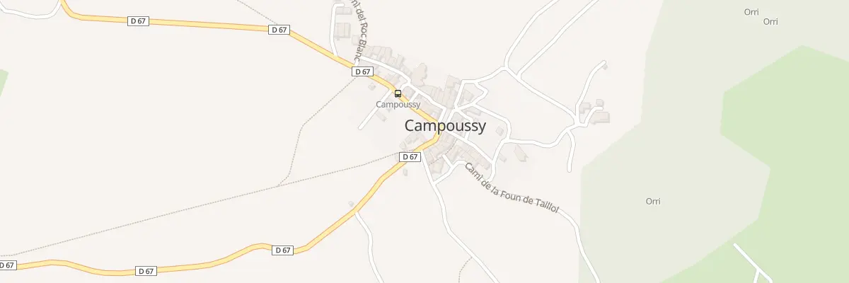 Plan du 15 Le Village à Campoussy