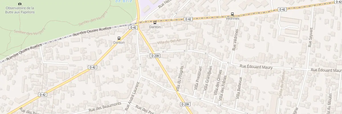 Plan du 209 Rue Édouard Maury à Fontenay-sous-Bois