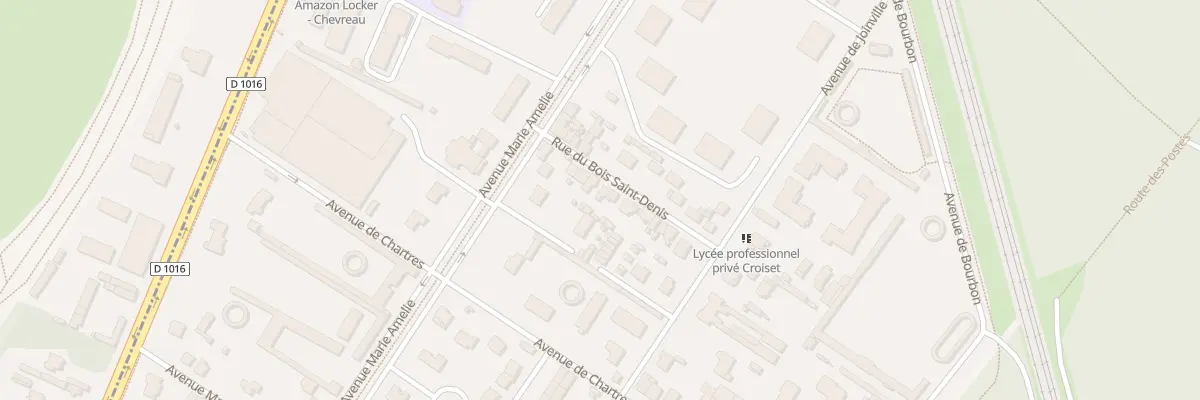 Plan du 10 Rue du Bois St Denis à Chantilly