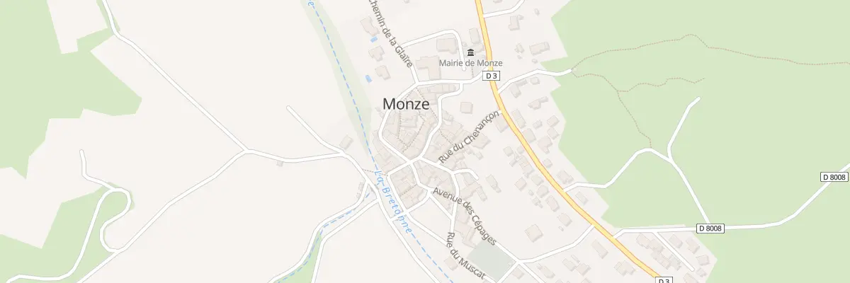Plan du 3 Rue du Grenache à Monze