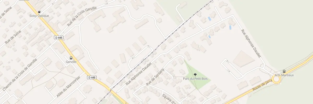 Plan du 20 Rue Alphonse Daudet à Étiolles