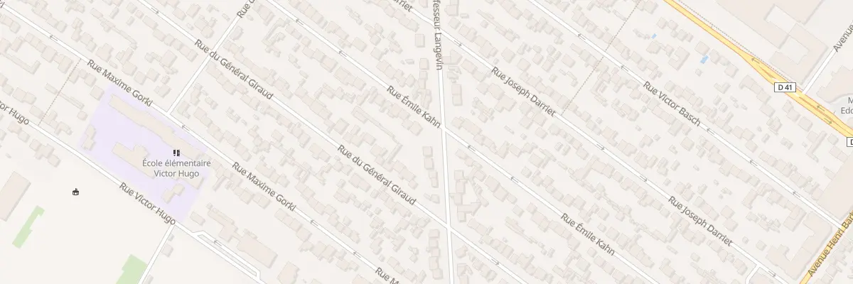 Plan du 63 Rue Emile Kahn au Blanc-Mesnil