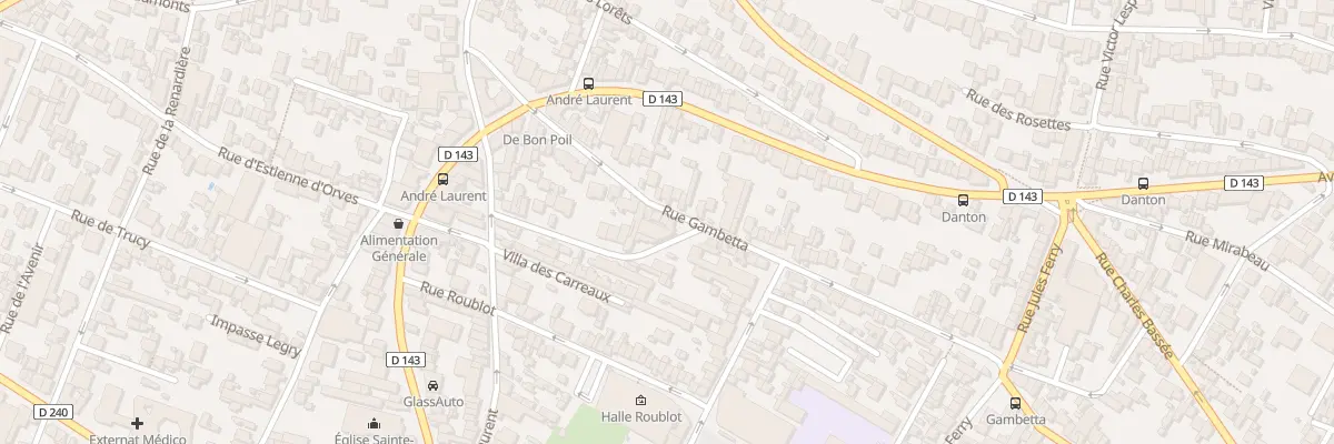 Plan du 135 Rue Gambetta à Fontenay-sous-Bois