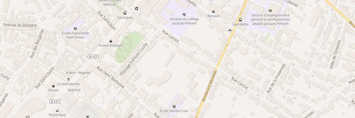Plan du 32 Rue Carnot à Noisy-le-Sec