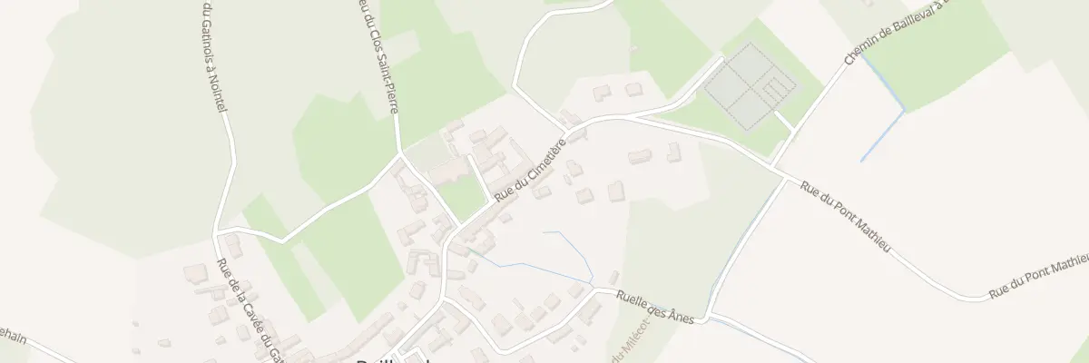 Plan du 4 Rue du Cimetière à Bailleval