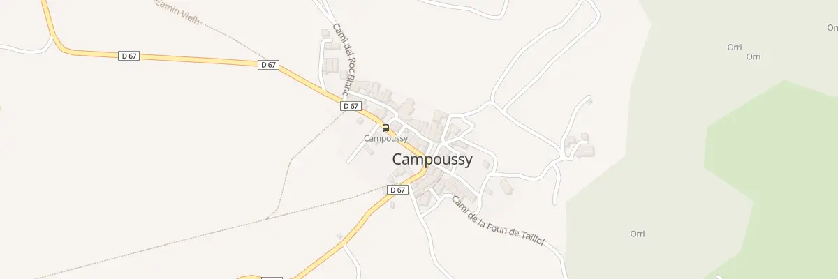 Plan du 9003 Cae de la Gleyse à Campoussy