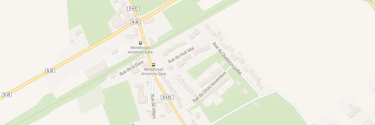 Plan du 8 Rue du 8 Mai à Mondicourt