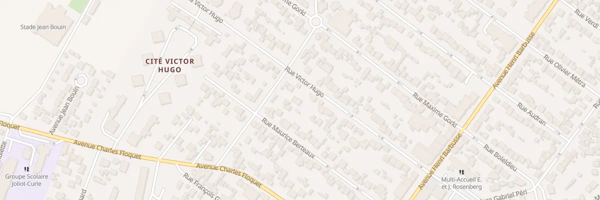 Plan du 35 Rue Victor Hugo au Blanc-Mesnil