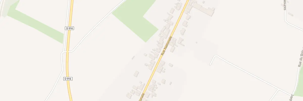 Plan du 34 Rue Nationale à Burbure