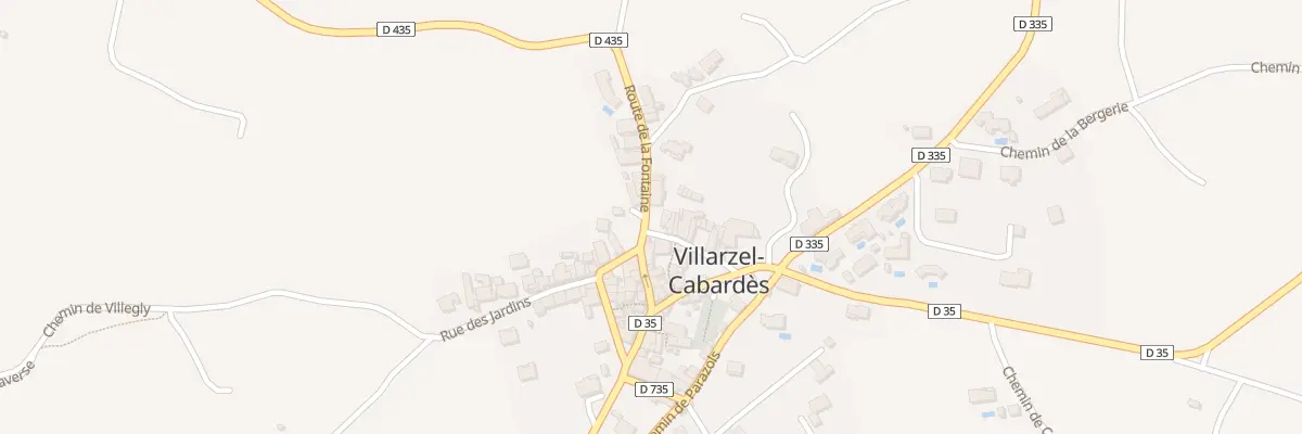 Plan du 8 Rue de la Fontaine à Villarzel-Cabardès