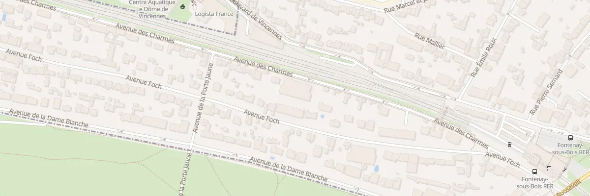 Plan du 28 Av Foch à Fontenay-sous-Bois
