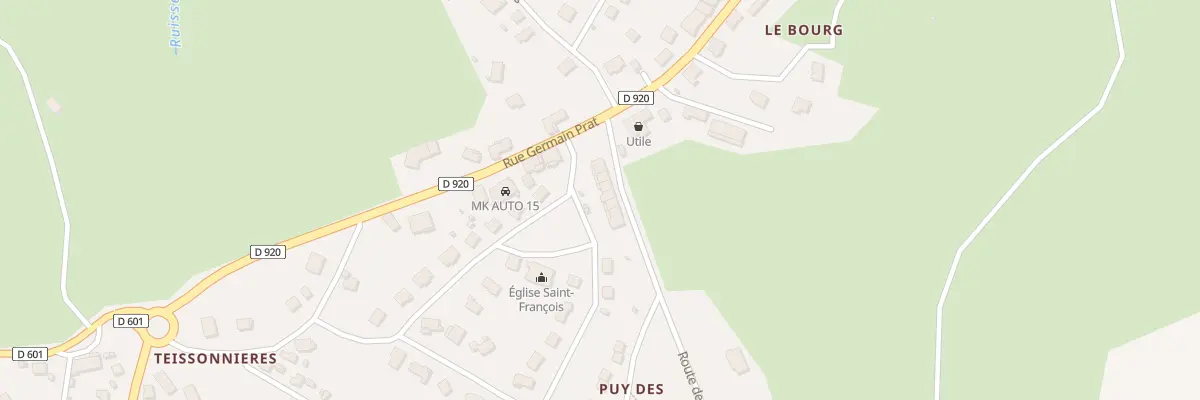 Plan du 8 Rte de Peyrou à Lafeuillade-en-Vézie