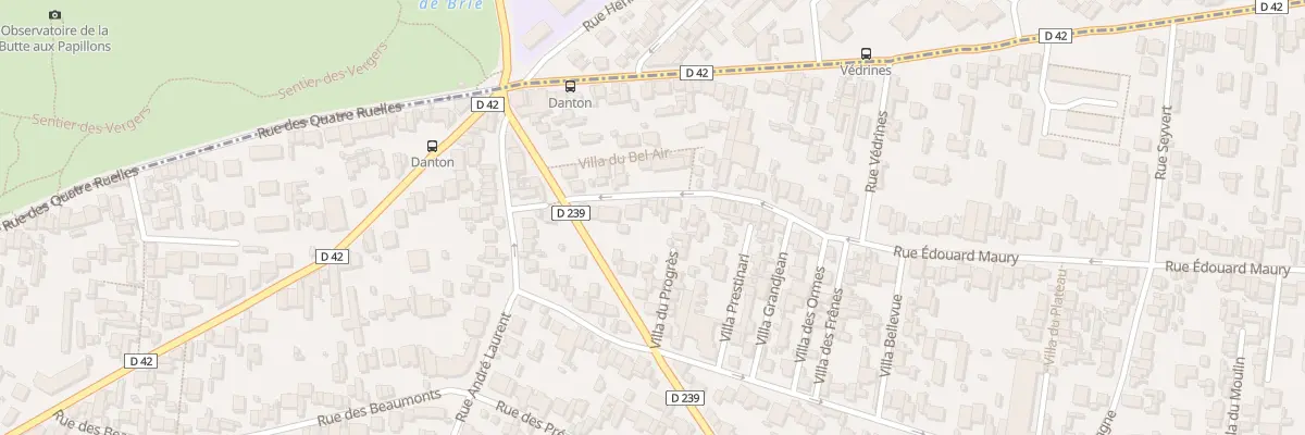 Plan du 205 Rue Édouard Maury à Fontenay-sous-Bois