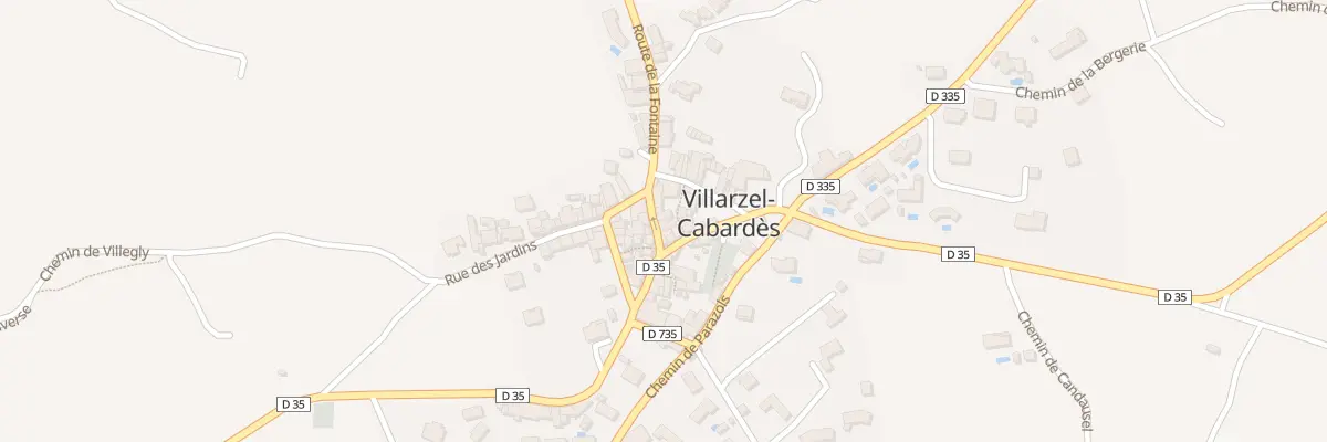 Plan du 4 Rue Amadeus Mozart à Villarzel-Cabardès