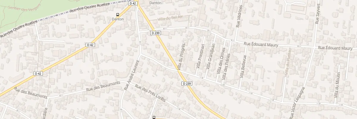 Plan du 86 Av Danton à Fontenay-sous-Bois