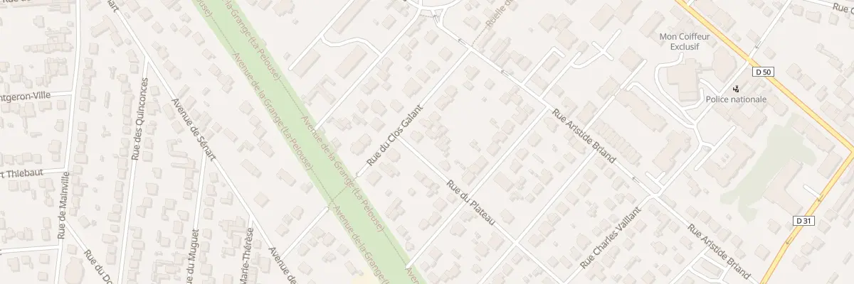 Plan du 1 Rue du Plateau à Montgeron