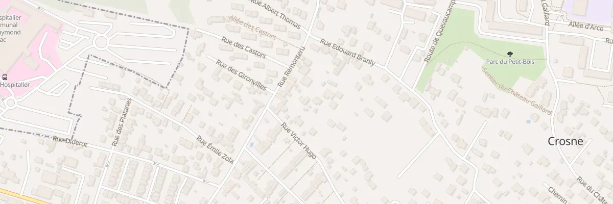 Plan du 106 Rue Victor Hugo à Crosne