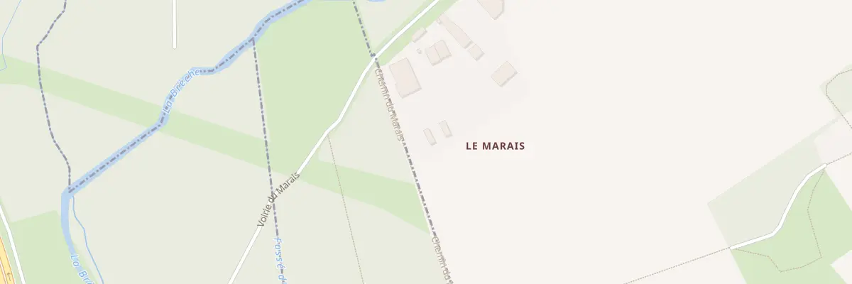 Plan du 1 Che du Marais à Mogneville