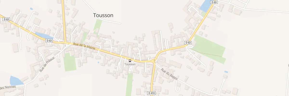 Plan du 10 Rue de la Mairie à Tousson