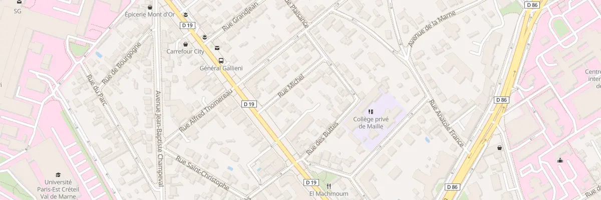 Plan du 4 Rue Michel à Créteil