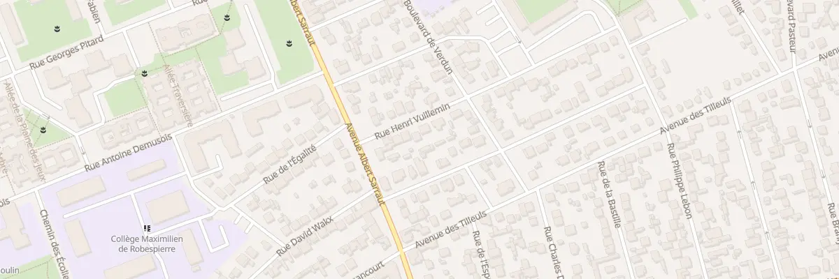 Plan du 8 Rue Henri Vuillemin à Goussainville