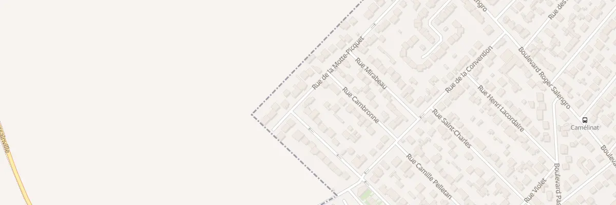 Plan du 2 Rue de la Motte Picquet à Goussainville