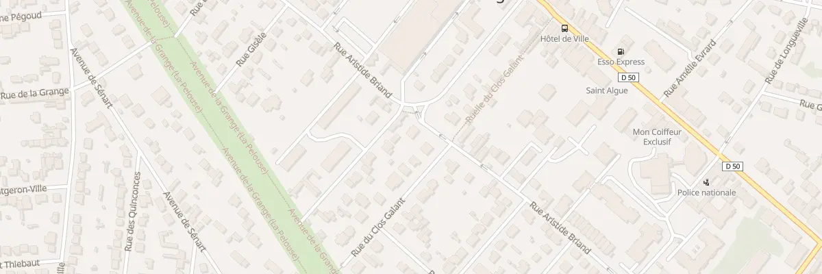 Plan du 52 Rue Aristide Briand à Montgeron