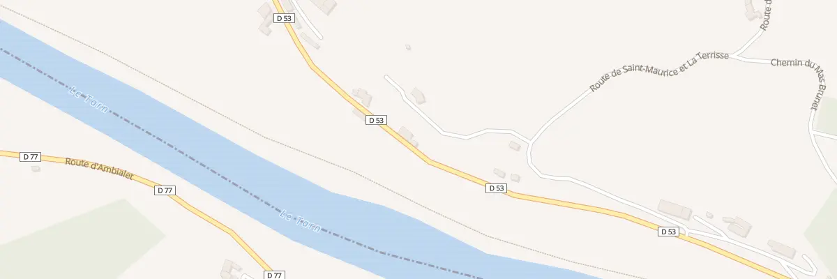 Plan du 5074 Saint Maurice et La Teriss à Cadix
