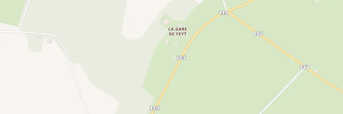 Plan du 4 La Gare de Feyt à Feyt