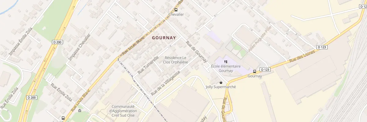 Plan du 4 Rue de la Villageoise à Creil