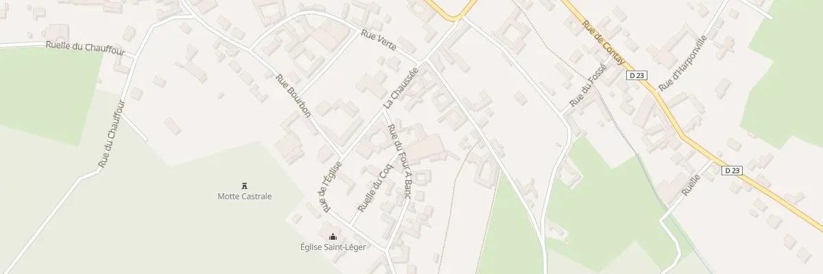 Plan du 1 Rue du Four à Banc à Toutencourt