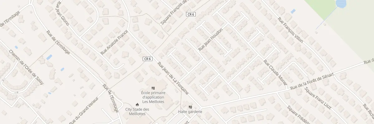Plan du 4 Sq Camille Corot à Soisy-sur-Seine