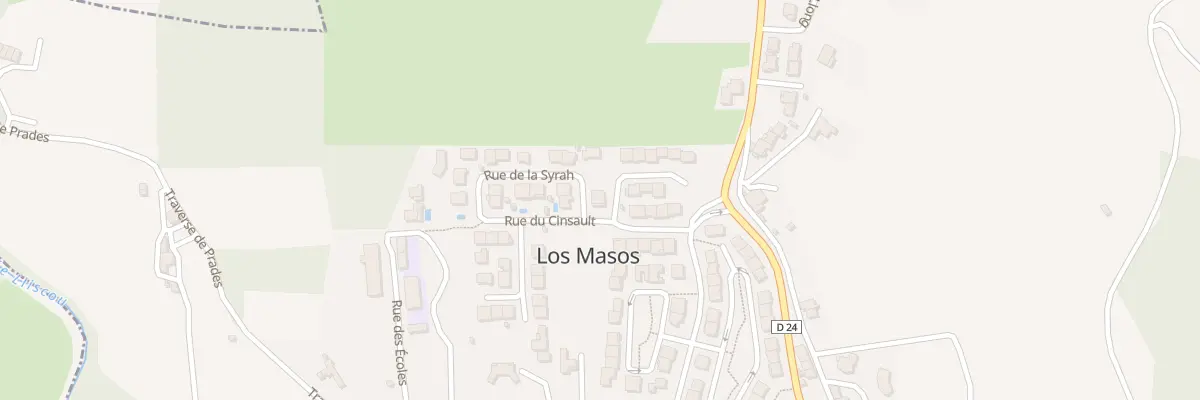 Plan du 2 Rue de la Syrah à Los Masos
