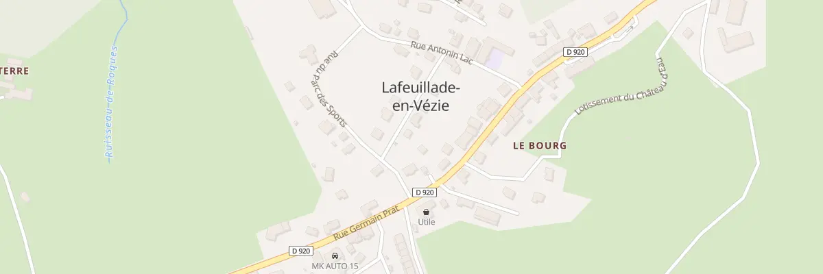 Plan du 4 Rue Pierre Poujol à Lafeuillade-en-Vézie