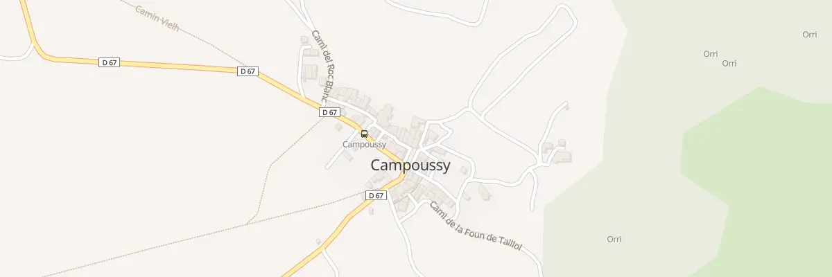 Plan du 25 Le Village à Campoussy