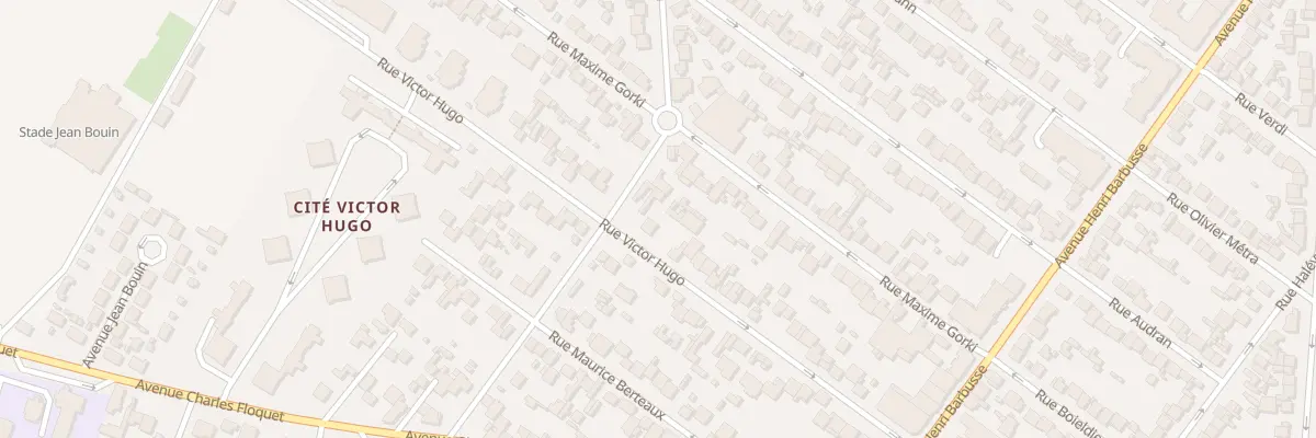 Plan du 46 Rue Victor Hugo au Blanc-Mesnil