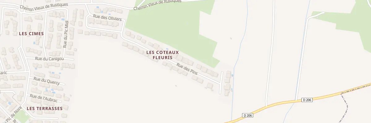 Plan du 21 Rue des Pins à Trèbes
