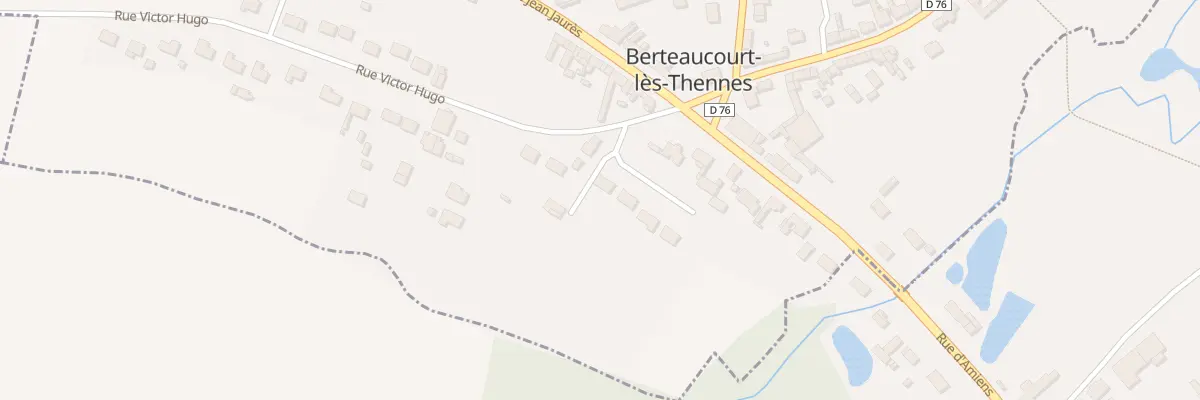 Plan du 1 Rue du Clos de l’Angelique à Berteaucourt-lès-Thennes